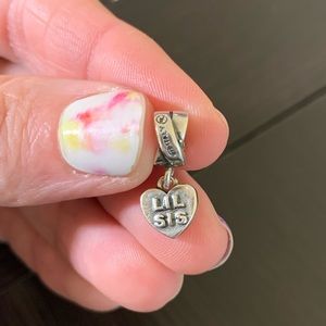 Lil Sis Charm for charm bracelet